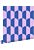 Tapete Art Decó Muster Violett und Königsblau