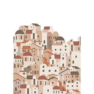 Fototapete Mediterrane Häuser Terrakotta
